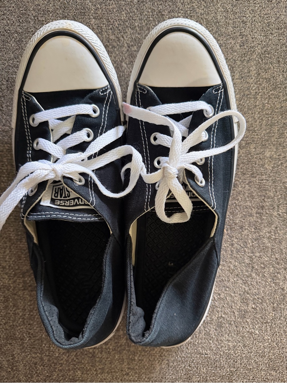 Converse Black & White Low Top Sneakers